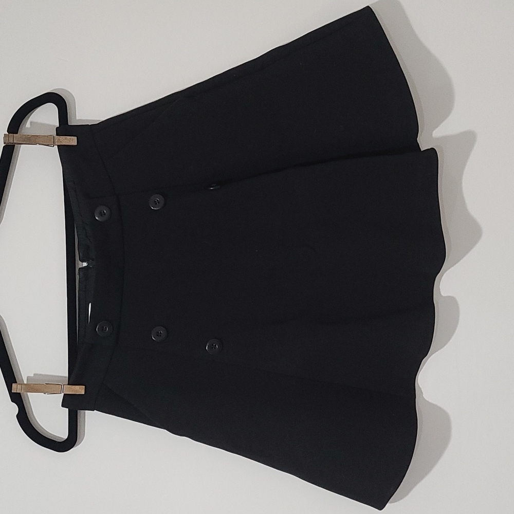 Mini black skirt with buttons (Promod) Small
